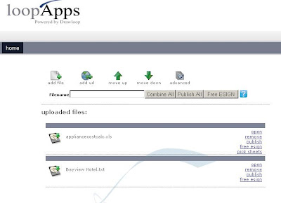 LoopApps xls to pdf conversion