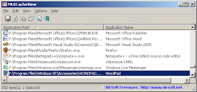 MUICacheView Main Window