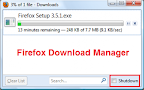 Firefox Add-On: Auto Shutdown your PC after download is completed