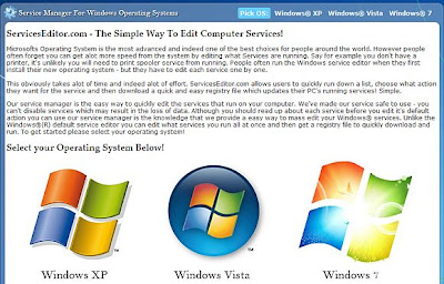 Tweak Or Reset Windows Services Configuration