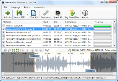 Convert Entire Or Parts Of Media Files To Audio Format With Free Audio Extractor