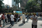 crowd reassembles crowd reassembles