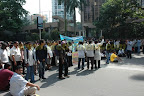 crowd reassembles crowd reassembles