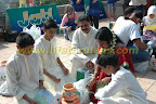 family in traditional attire family in traditional attire