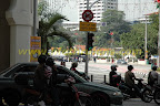 Dataran Merdeka, heavily guarded