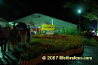 outside the entrance