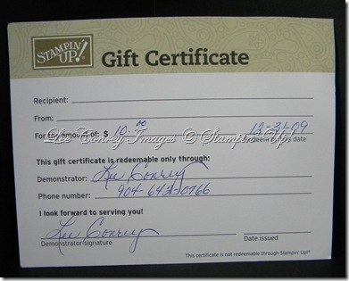 Gift Certificate 007