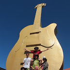 The big golden guitar..