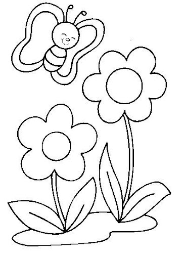 dibujos flores para colorear