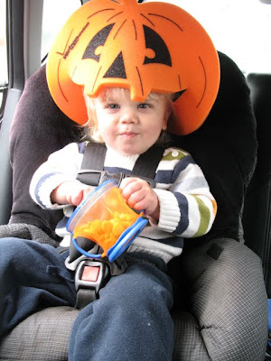 Yes, theres a pumpkin on my head and I like it