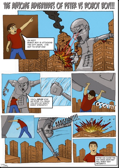 PeterVsRobotBoyComic