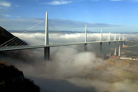 2. Millau Bridge (France): World’s Tallest Vehicular Bridge 