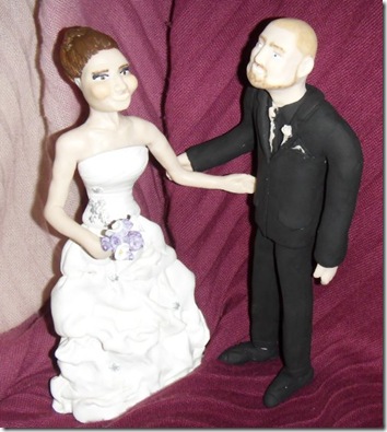 clay cake toppers