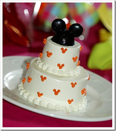 Mickey Mouse ears cake topper