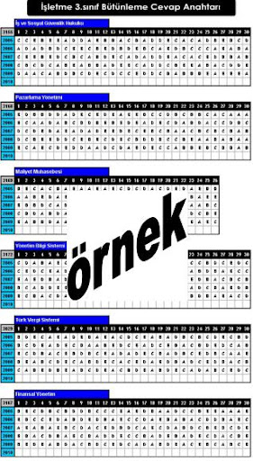  İşletme İktisat Kamu 1.Sınıf Bütünleme Soruları ve Cevap Anahtarı | 2005 2009 | PDF |