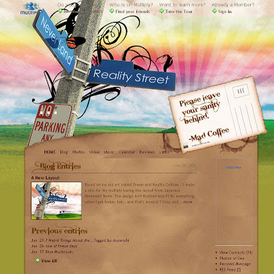 CSS Theme: Reality Collides