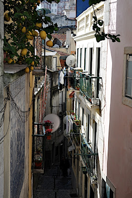 ...and very narrow streets!