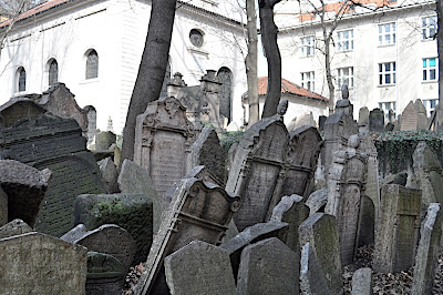 JC Gravestones in the Old Jewish Cemetery
