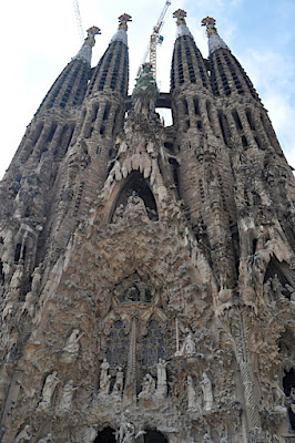 Outside of La Sagrada Familia