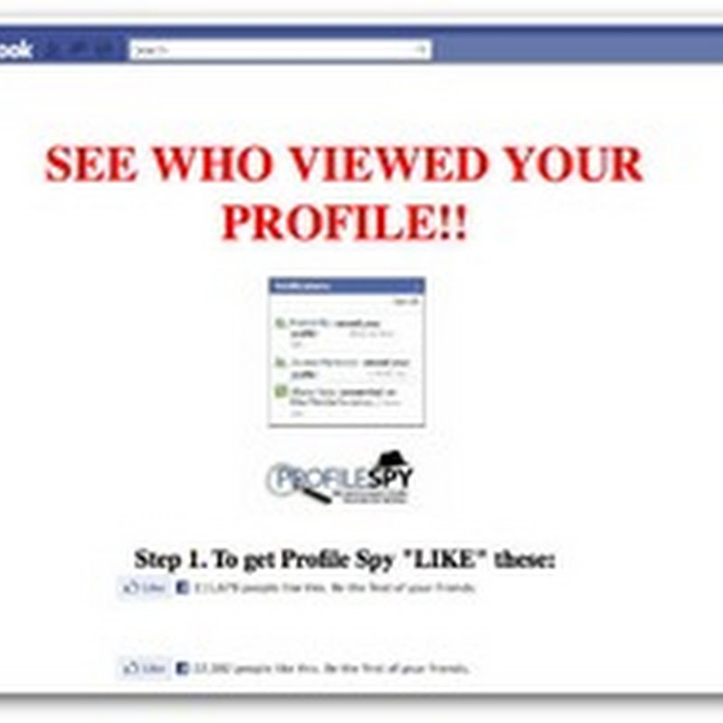 ‘See Who Viewed Your Profile’ Is A Facebook Scam