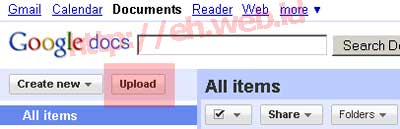 upload file ke google
