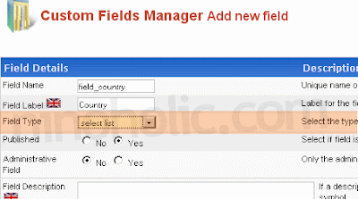 Choose Select List