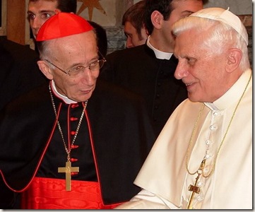 Card. Ruini con Benedicto XVI