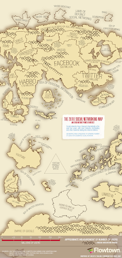 Social Network Map 2010