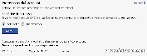 Facebook account privacy