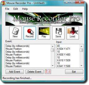 Registrare e rieseguire le azioni fatte con il mouse e la tastiera