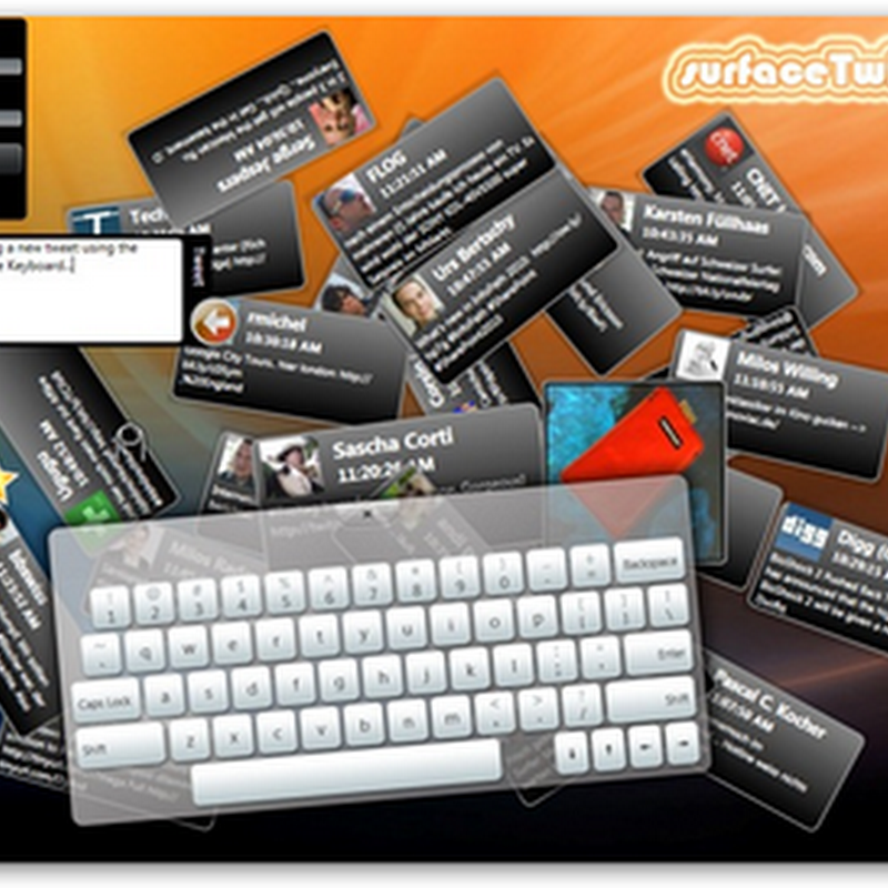 Microsoft Surface Has Twitter Client And Some Nice Healthcare Related Software