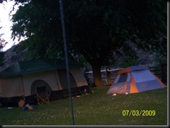 Owyhee reunion  Our tents