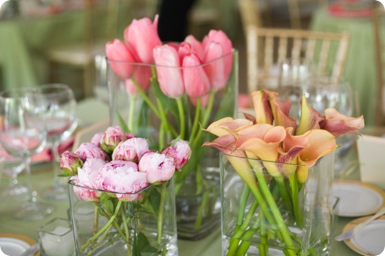A Bryan Photo calla lilly peony tulip tablescape
