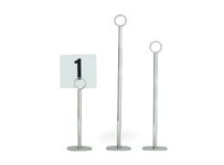 plain table number metal stand