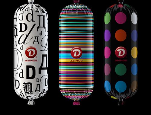 Dymov Ultra sausage packaging