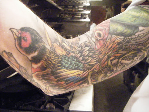 half sleeve pheasant tattoo In China meaning light Jahn virtue 