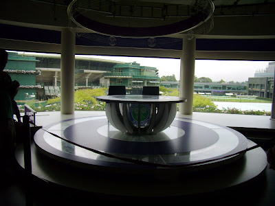 BBC Set This was the set of the BBCs Wimbledon Studio.
