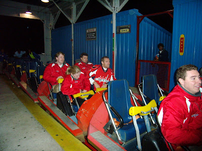 I made sure I snapped Brooks on the ride! The best part was that this was the Ovechkin Laich Semin ride. (think hard about that last phrase...lol)