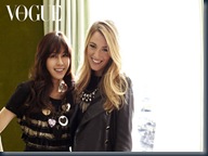 Kim Ha-neul (left) with Blake Lively Courtesy of Vogue Korea 