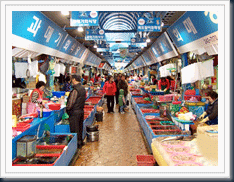 Pohang Jukdo Market Raw Sliced Fish(Sasimi) Town