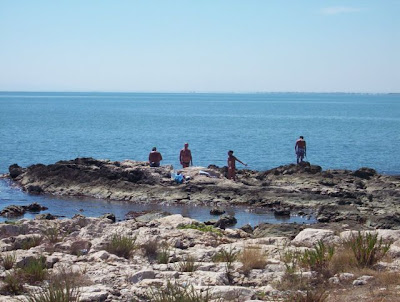 Manfredonia, Al bagno sulla scogliera