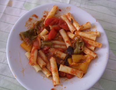 Manfredonia, Pasta con pomodoro e peperoni