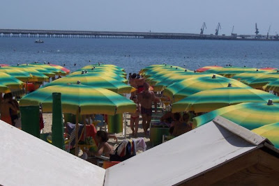 Manfredonia, Ombrelloni in spiaggia
