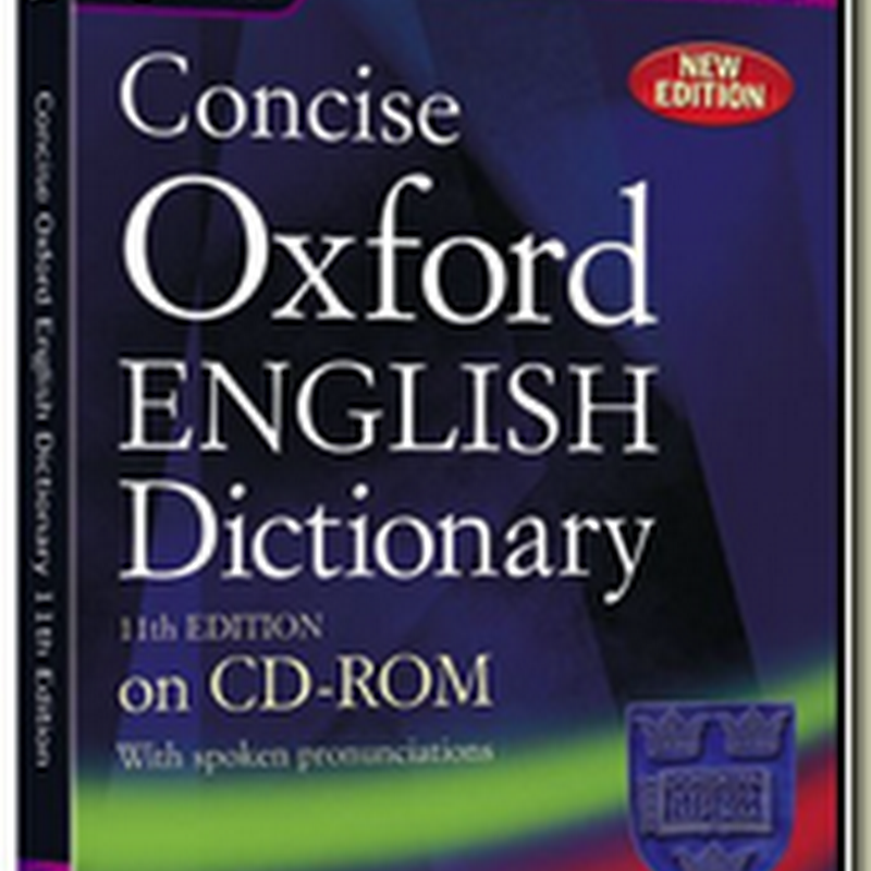 Concise Oxford English Dictionary 11th Edit Portable+sound