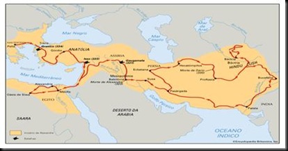 Mapa da Grécia - Alexandre Magno