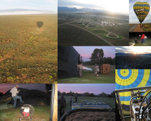 hot air ballooning in Oudtshoorn, Western Cape