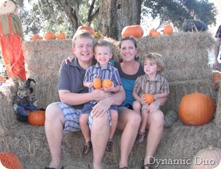 family shot - matt & mini-me (aka Gus) looking sweet!