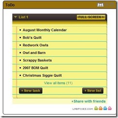 list