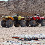 Moto-safari in desert