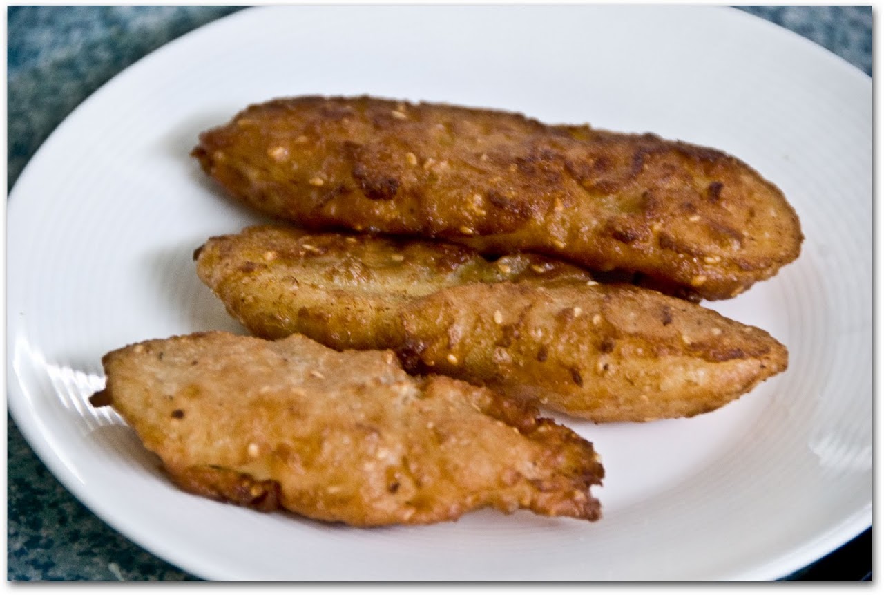 Fried bananas